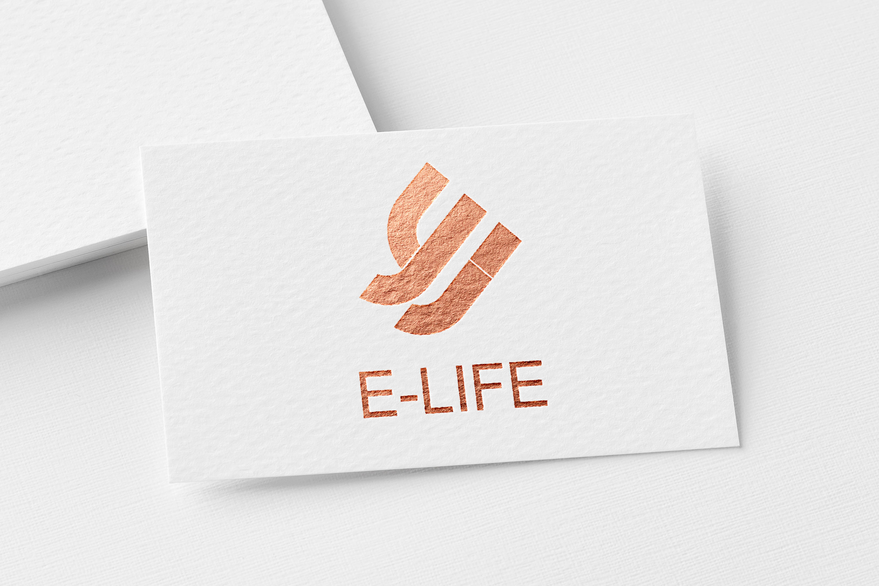 "e-life"logo设计