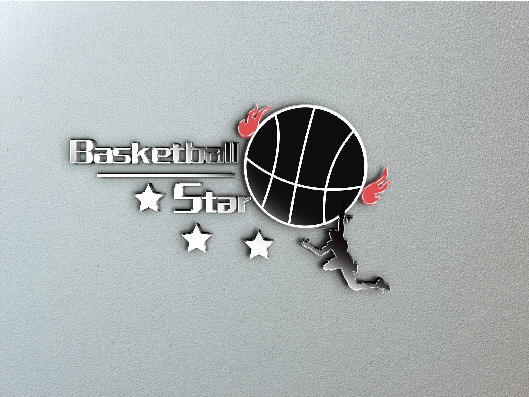 篮球星logo设计