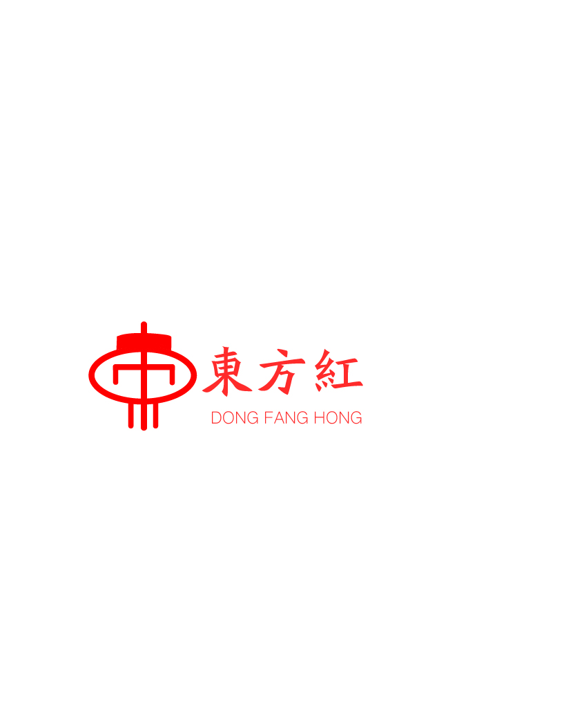 东方红彩灯公司logo设计