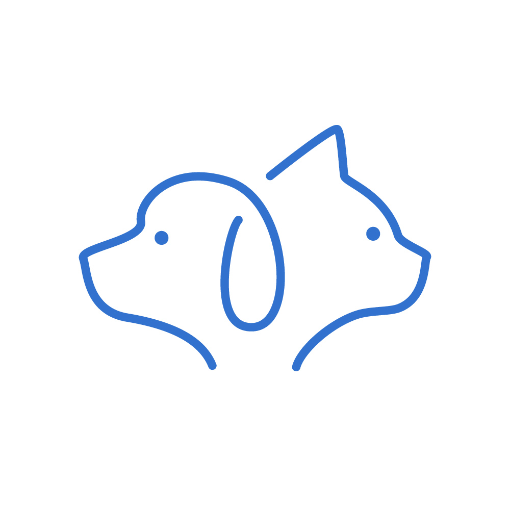 猫狗之家宠物美容店logo设计