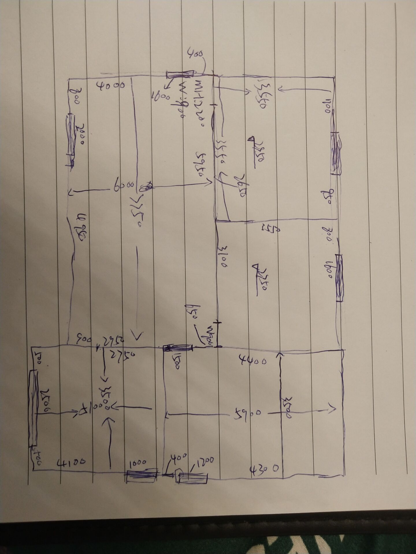 绘制量房图及手绘户型图